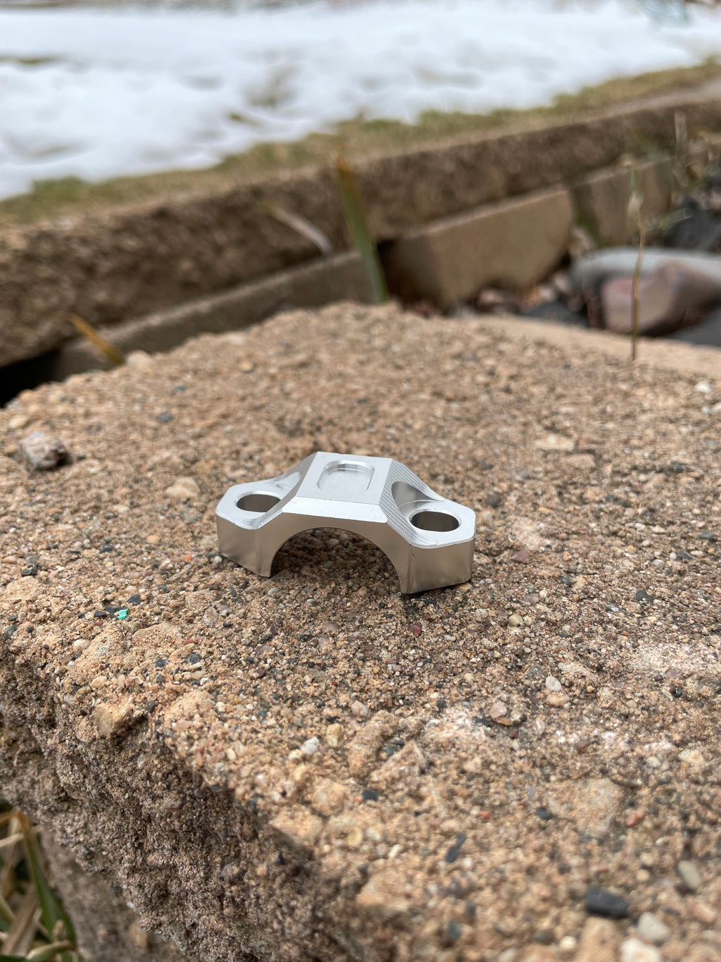 Chrome Cnc Brake Mount Pair