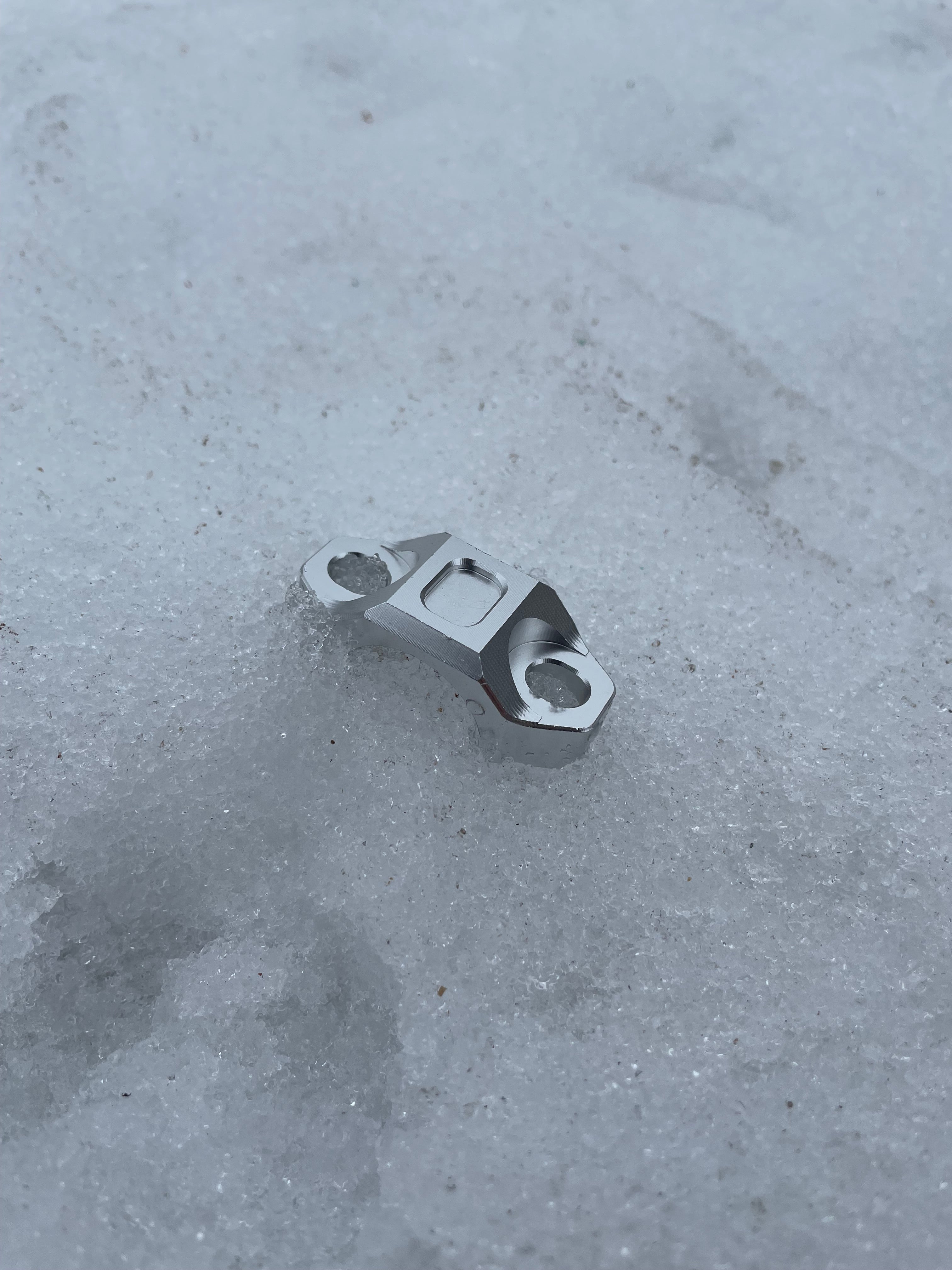 Chrome Cnc Brake Mount Pair