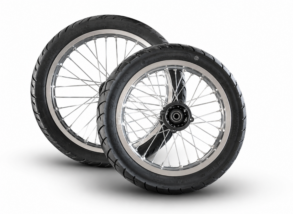 Qronge 17/14 inch Supermotos w/ Rims