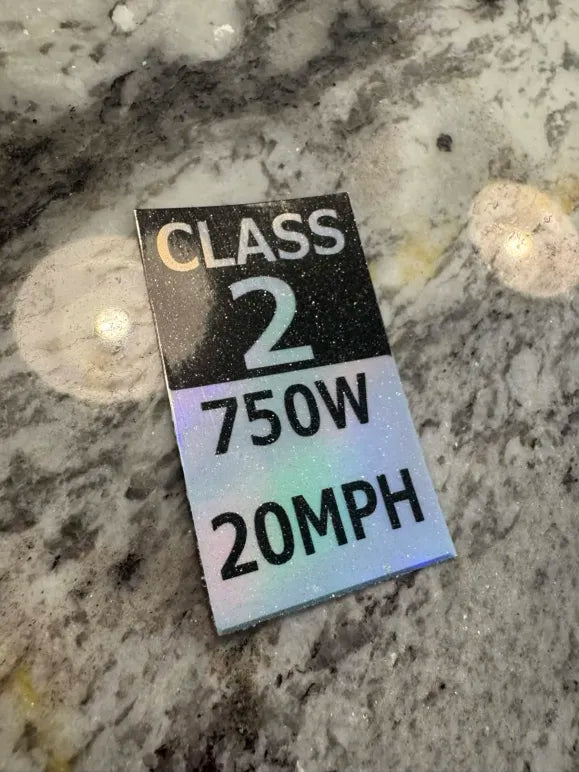 Legal Ebike Stickers Pack