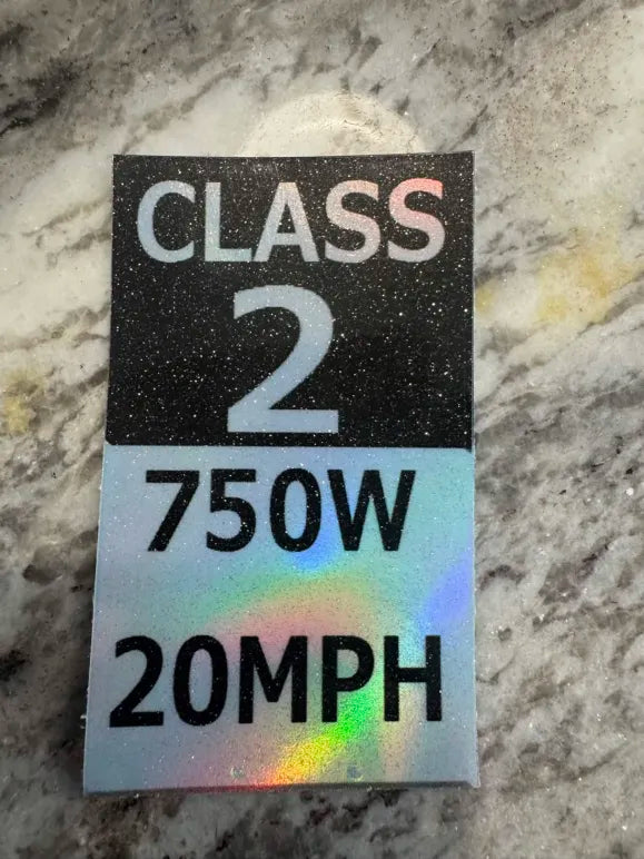 Legal Ebike Stickers Pack